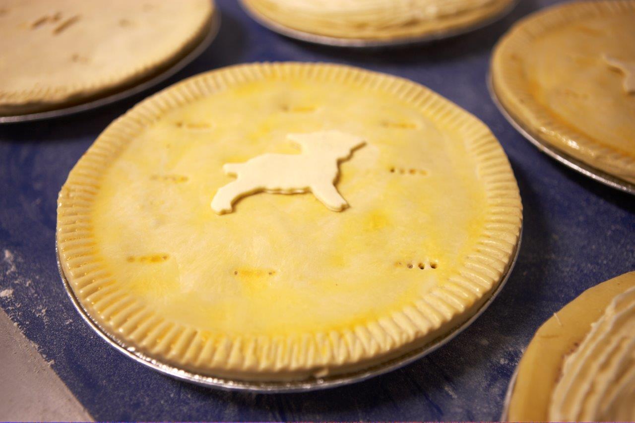 Unbaked Bavarian Lamb Family Pie