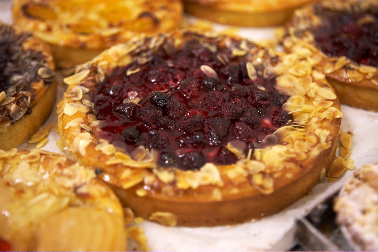 Raspberry Almond Flan